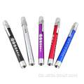 Farbenfrohe medizinische LED -Stift -Taschenlampe